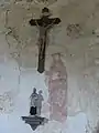 Fresco, chapel of Saint Martin de Villenglose circa 13th century
