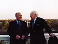 Maurice Druon in Orenburg in Russia in 2003.