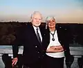 Maurice Druon in Orenburg, 2003.