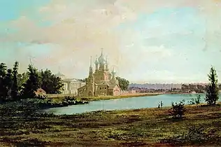 View of the Church at Sheremetev Palace