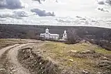 Church of St. Mykolai, view from the side of the old entrance to the city