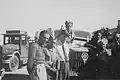 Revivim, visit by David Ben Gurion, 1943