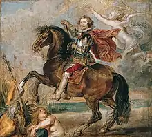 Sketch for Equestrian Portrait of George Villiers, 1st Duke of Buckingham, 1625, Kimbell Art Museum