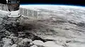 The Moon's antumbra, as seen from the ISS