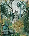 Crosses on Graves, 1947, Oil on paper, 32 x 25&nbsp;cm..
