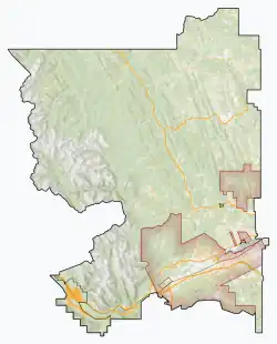 Seebe is located in MD of Bighorn