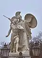 Athena protects the young hero