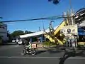 Pedestrian access for the bridge from Mandaluyong