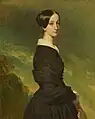 Portrait by Franz Xaver Winterhalter in 1844. Currently desplayed at the Palace of Versailles.