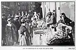 Street trade on Easter.
