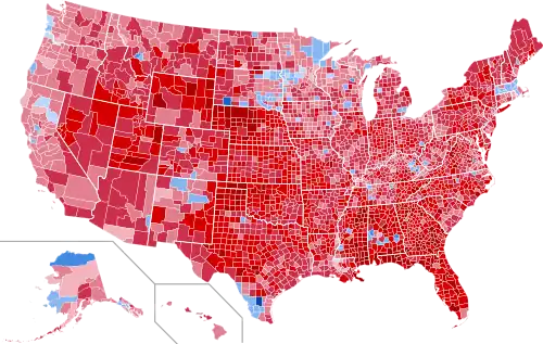 Colored map