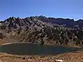 Favre Lake with Lake Peak