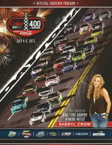 2013 Coke Zero program cover