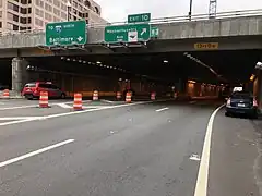 I-395 northbound along the Center Leg Freeway at exit&nbsp;10