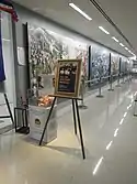 Paintings within the entrance of the Gallery