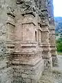 The base of the main temple