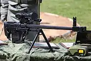 A photo of a modernized version with polymer furniture and more recent optics and paint. ASVK-M KORD-M