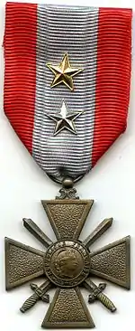 Croix de guerre des théâtres d'opérations extérieurs