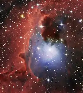 This image has been produced using observations made at the SMARTS 0.9-meter Telescope at the Cerro Tololo Inter-American Observatory (CTIO)