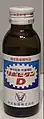 A bottle of the stronger formula Lipovitan D, which contains 1000mg of taurine