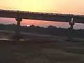 A bridge of Ravishankar Maharaj native village sarasavani to the road connecting haladharvas village.