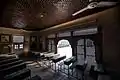 Rooms in the haveli are used as classrooms