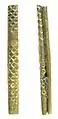 Surviving 16th or 17th-century copper-alloy lace tag found in London.