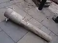 Extension nozzle, narrowing from 250 to 100&nbsp;mm (10 to 4&nbsp;in) internal diameter