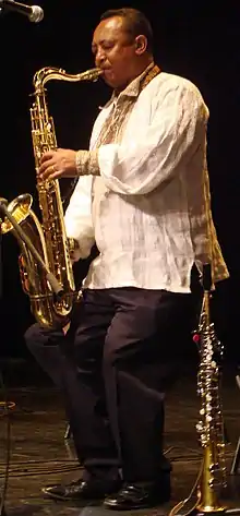 Abatte Barihun in a concert of Tezeta Ensemble