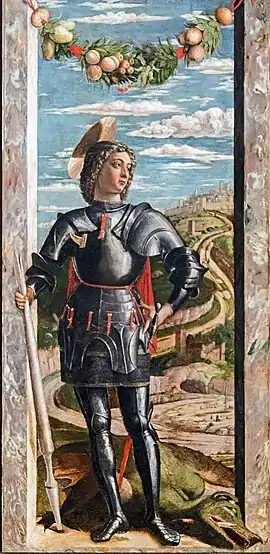 Andrea MantegnaSt. George, 66 × 32 cm