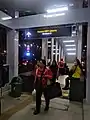 The integrated access from the MRT station to the Bundaran HI ASTRA TransJakarta BRT station.
