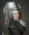 Marie Antoinette in a hunting dress (1788)