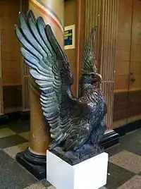 Eagle (1908), one of four that decorated the Prison Ship Martyrs' MonumentBrooklyn, New York City
