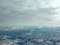 Near and far mountains around the Rhine Valley