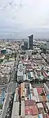 Aerial View of Preah Monivong Boulevard at Central Market Area