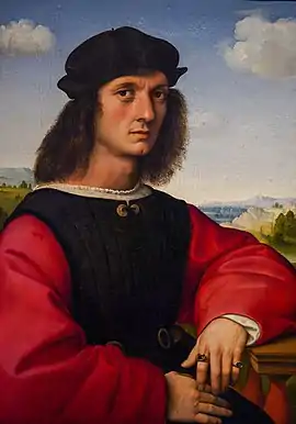 RaphaelPortrait of Agnolo Doni. 63 × 45 cm.