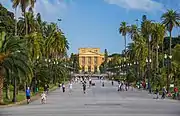 The park during a weekend