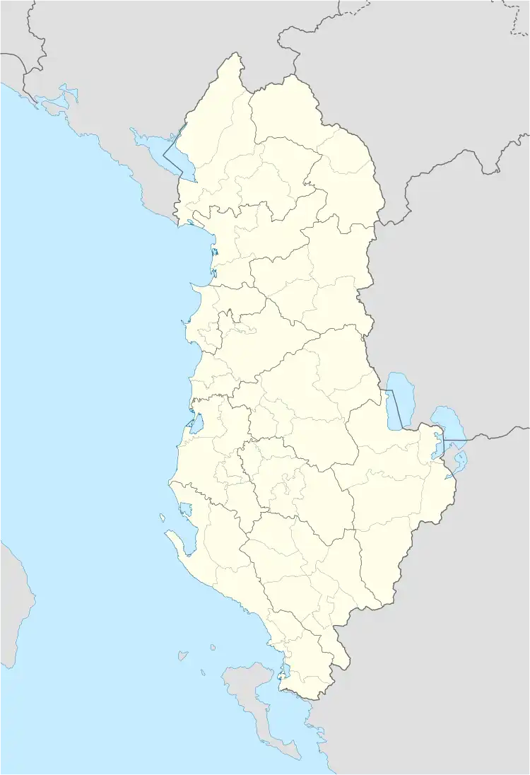 Odrie is located in Albania