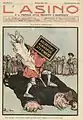 Cover of 17 March 1907. This is why priests shout against the secular school: the alphabet kills clericalism.