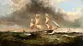 Sailing before a Gale (undated), by Alfred Thompson Bricher