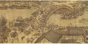 Image 1Daily life of people from the Song period at the capital, Bianjing, today's Kaifeng (from History of cities)