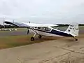 American Scout Champion Aircraft 8GCBC (spotter 642) at Bunbury airport, August 2015.