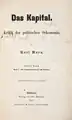 An inscribed copy of Das Kapital from Karl Marx to Edward Spencer Beesly