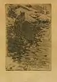 With her child, 1890 etching, 12.5&nbsp;cm ×&nbsp;8.7&nbsp;cm (4.9&nbsp;in ×&nbsp;3.4&nbsp;in)