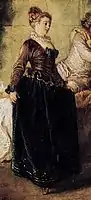 Antoine Watteau, detail of Love in the French Theatre, c.&nbsp;1715–1716, oil on canvas, Gemäldegalerie, Berlin