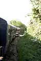 Approaching the Loop Platform from the south.
