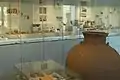 Looking to the Mycenaean part of the exhibition space