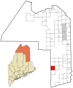 Location of Crystal, Maine