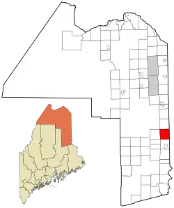 Location of Littleton, Maine