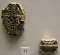 Two mounts, possibly for a purse (BM)